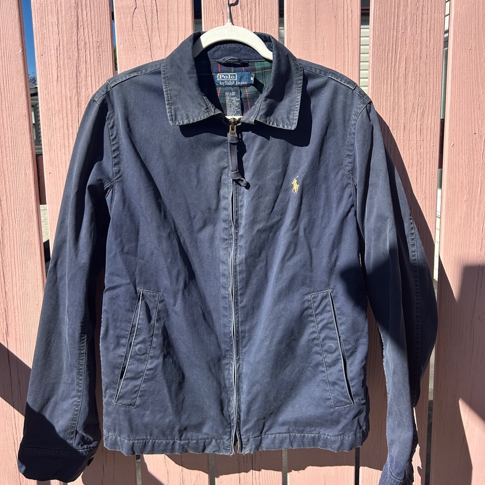 Ralph Lauren Dark Blue Jacket with Gold Emblem